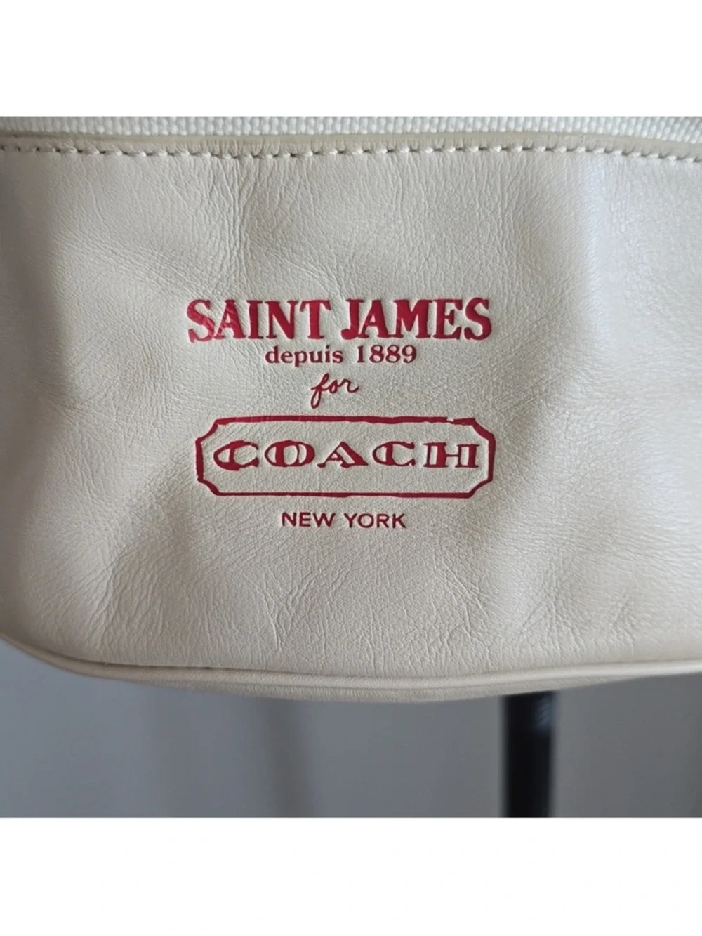 Coach x Saint James Legacy Striped Canvas Weekender Tote Bag - Picture 5 of 15